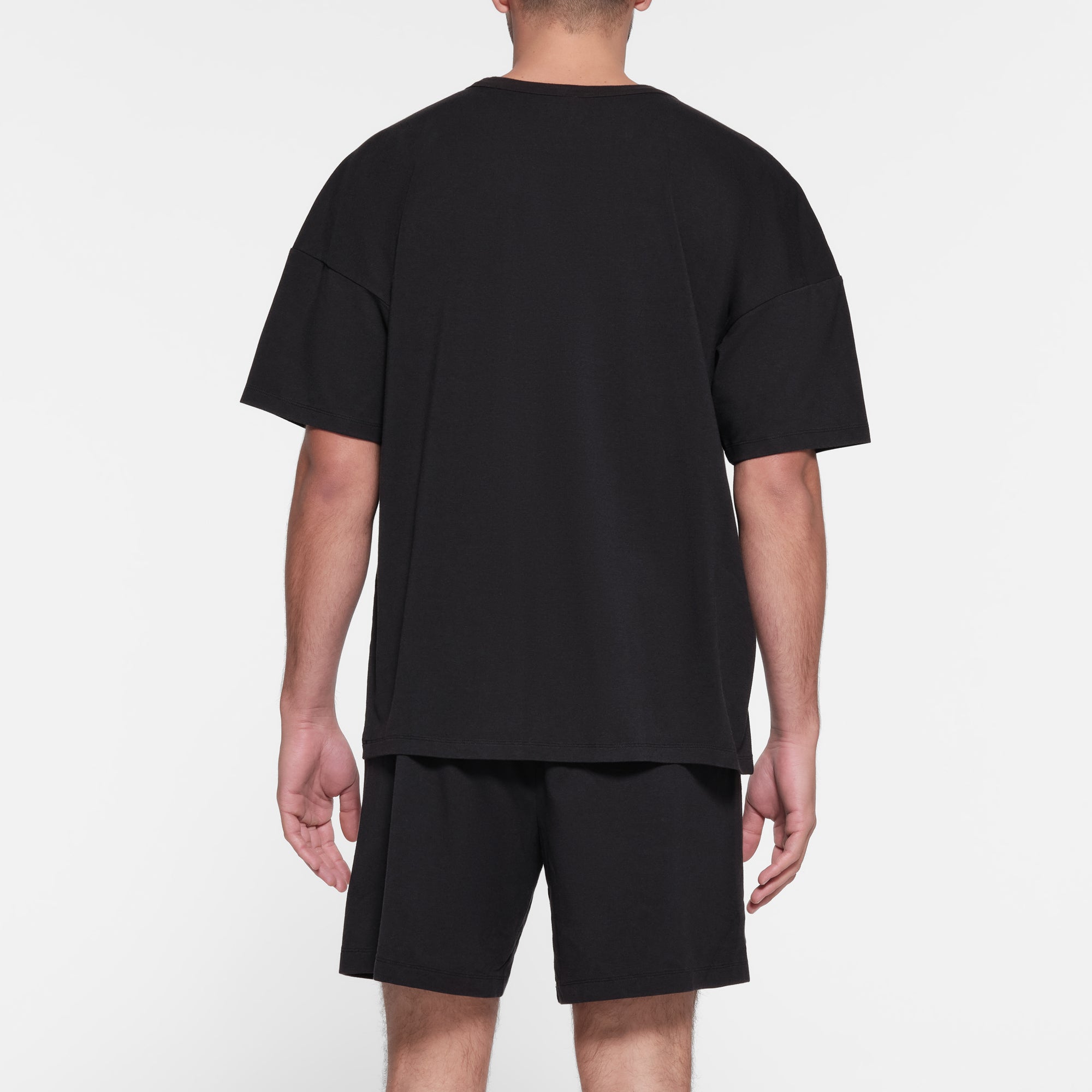 JERSEY LOUNGE MENS OVERSIZED T-SHIRT | OBSIDIAN - Image 4