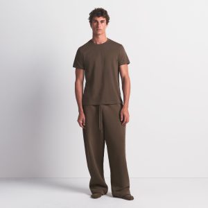 SKIMS COTTON MENS CLASSIC T-SHIRT | DRIFTWOOD