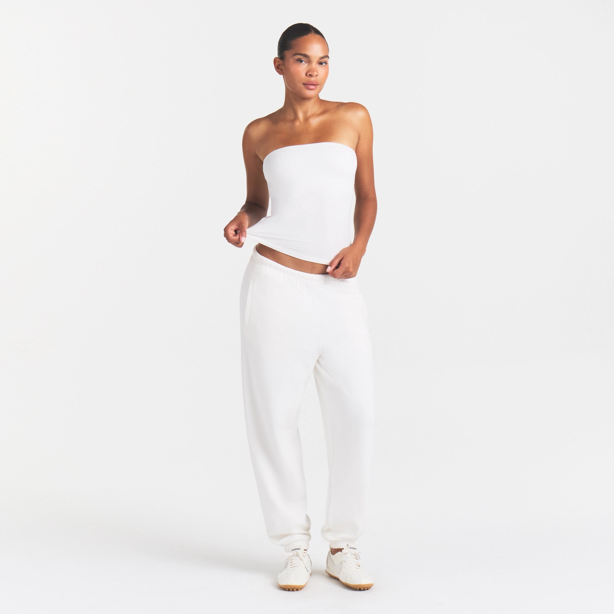 COTTON JERSEY TUBE TOP | MARBLE - Image 2