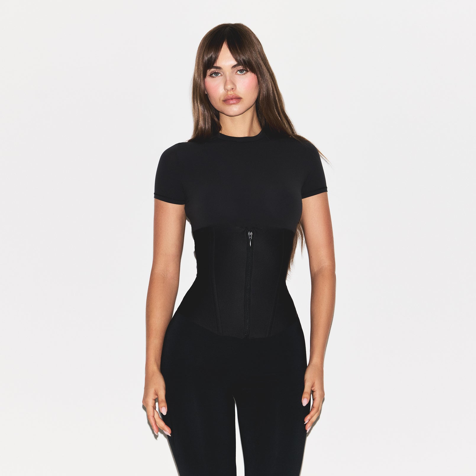 SKIMS BODY CORE SCULPT WAIST CINCHER | ONYX - Image 3