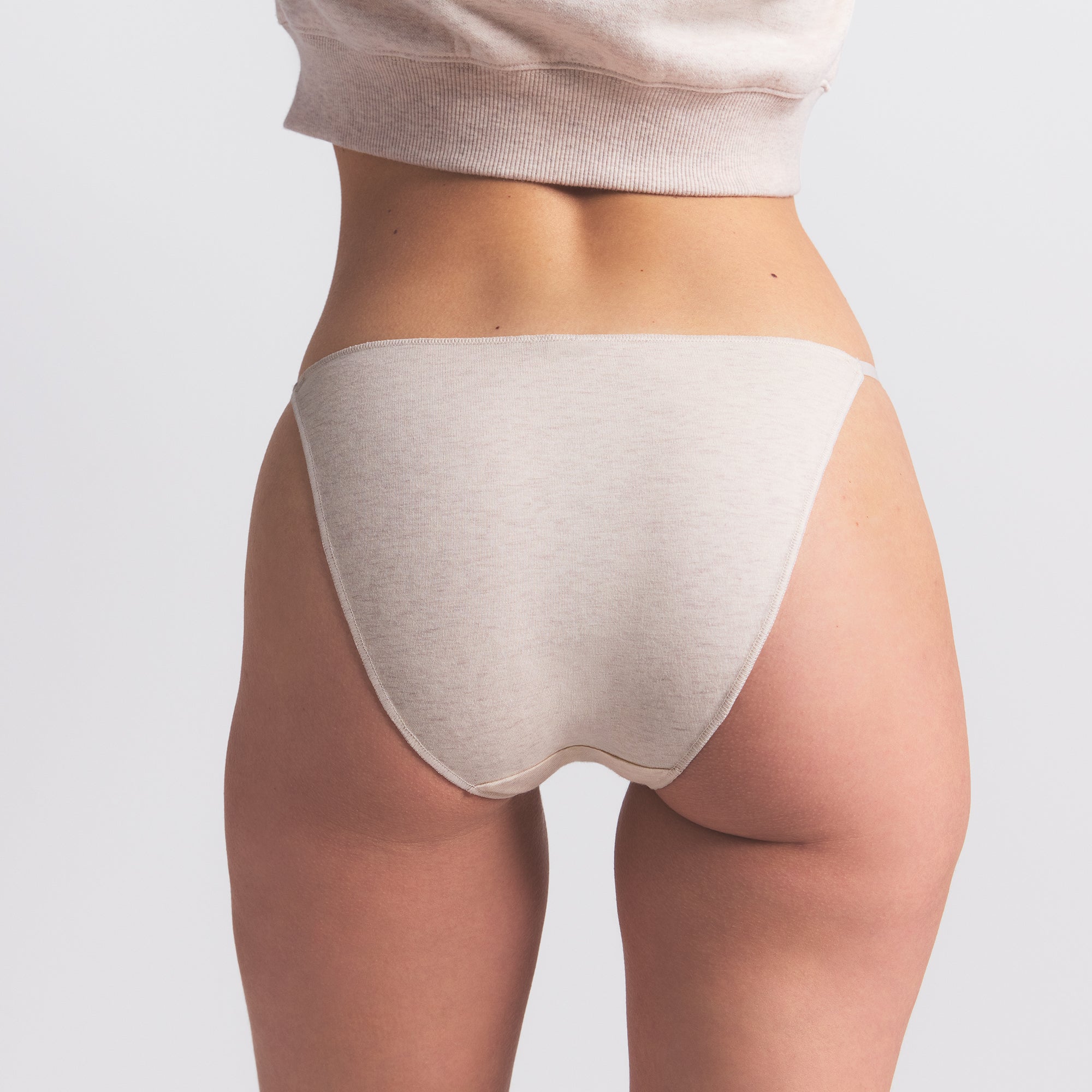LIGHTWEIGHT COTTON BIKINI 10-PACK | HEATHER SOOT MULTI - Image 7