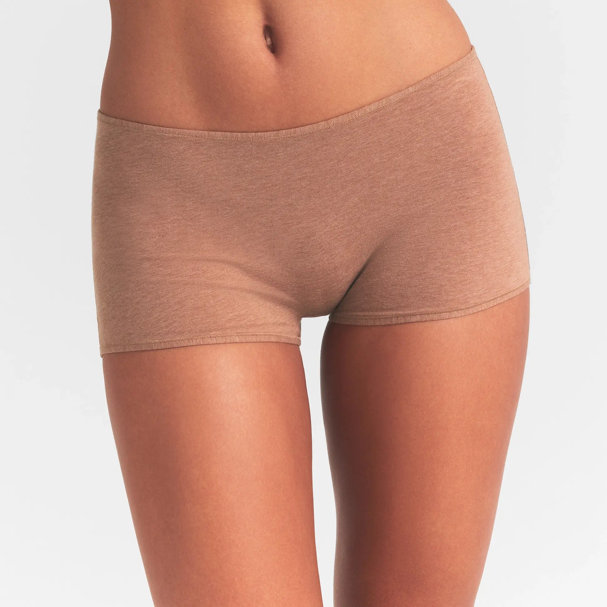 EVERYDAY COTTON BOY SHORT | SIENNA HEATHER - Image 3