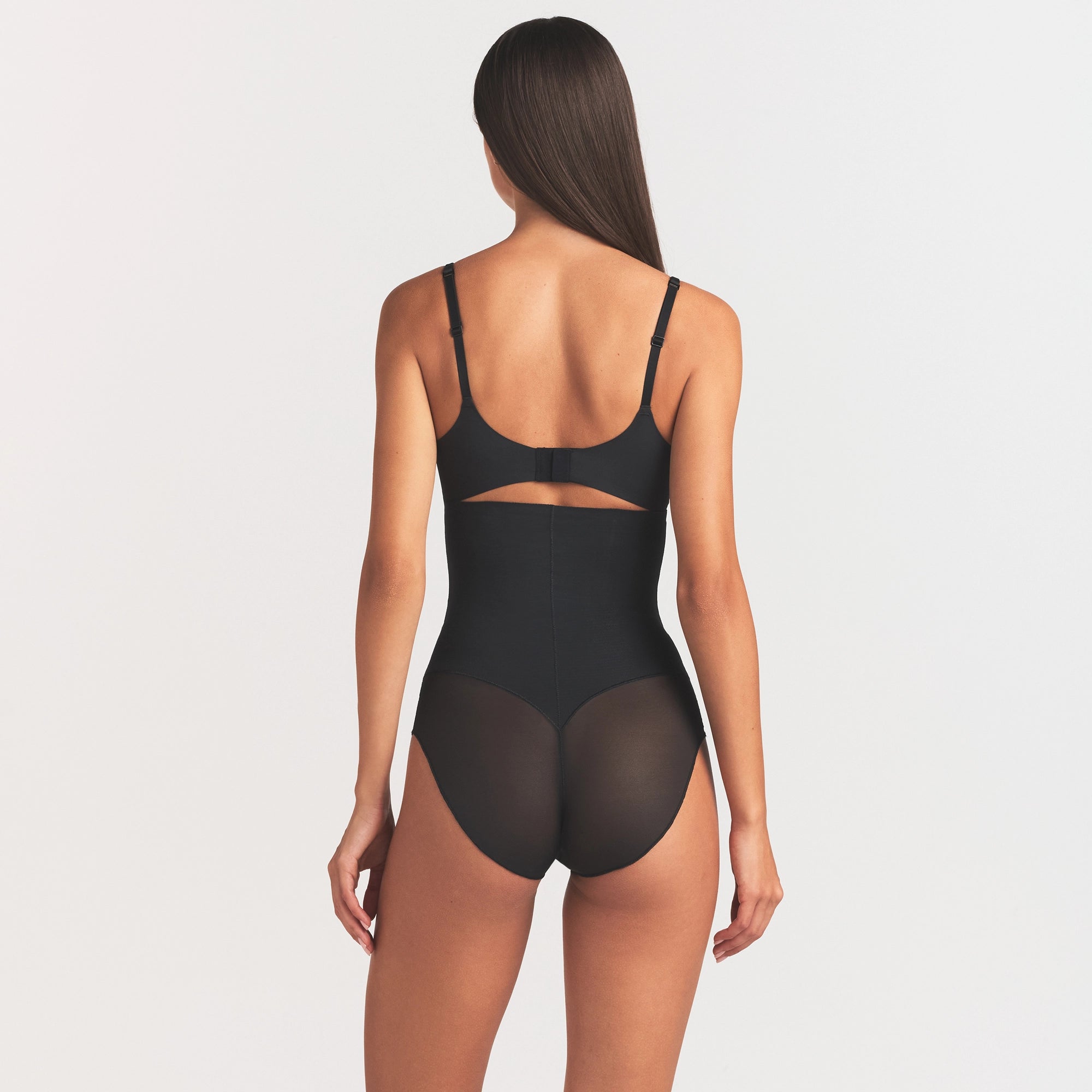 POWER MESH SHAPEWEAR CORE SCULPT HIGH-WAISTED BRIEF | ONYX - Image 5