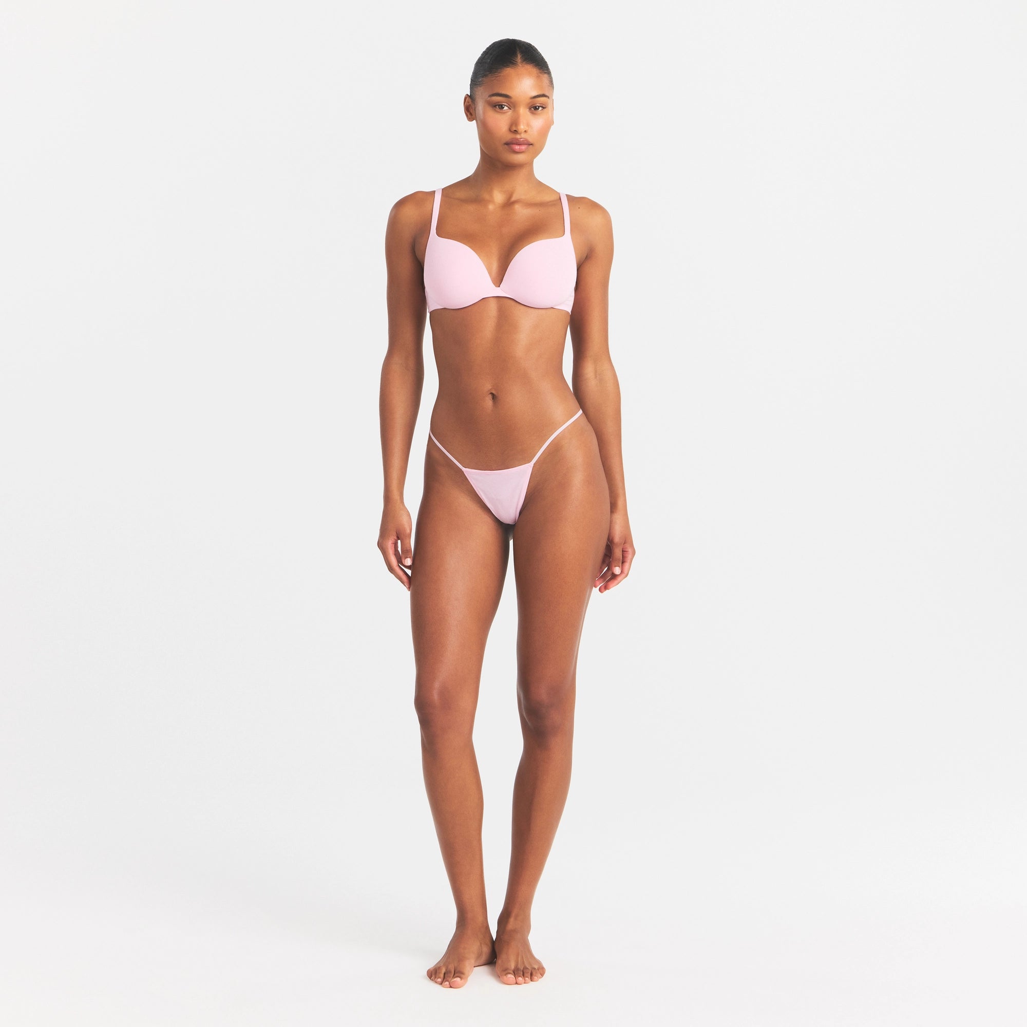 EVERYDAY COTTON STRING THONG | PEONY - Image 2