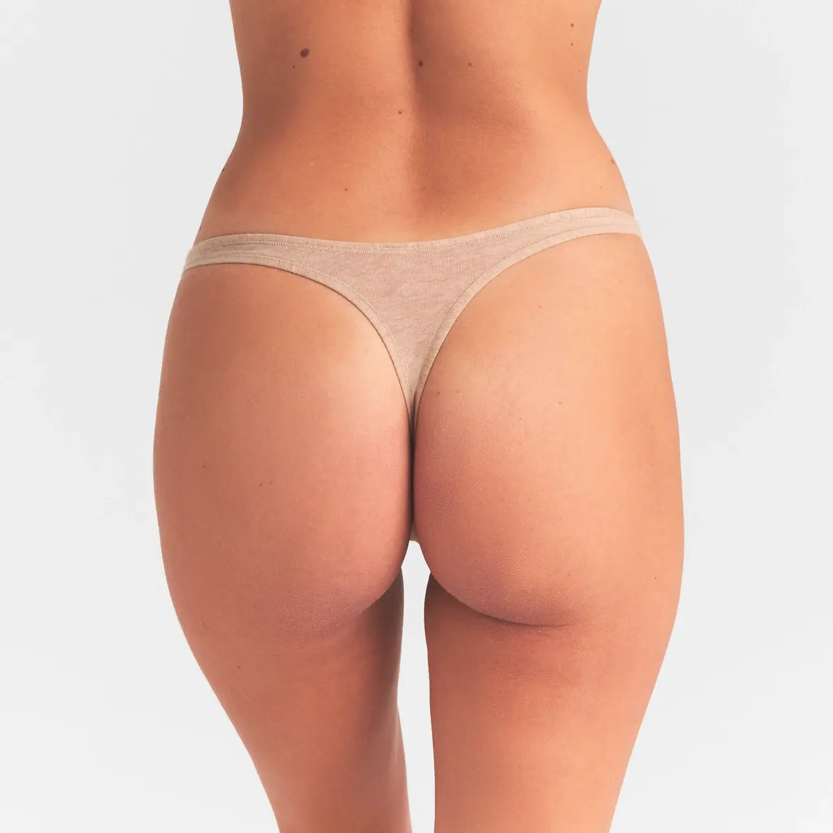 EVERYDAY COTTON THONG | CLAY HEATHER - Image 5