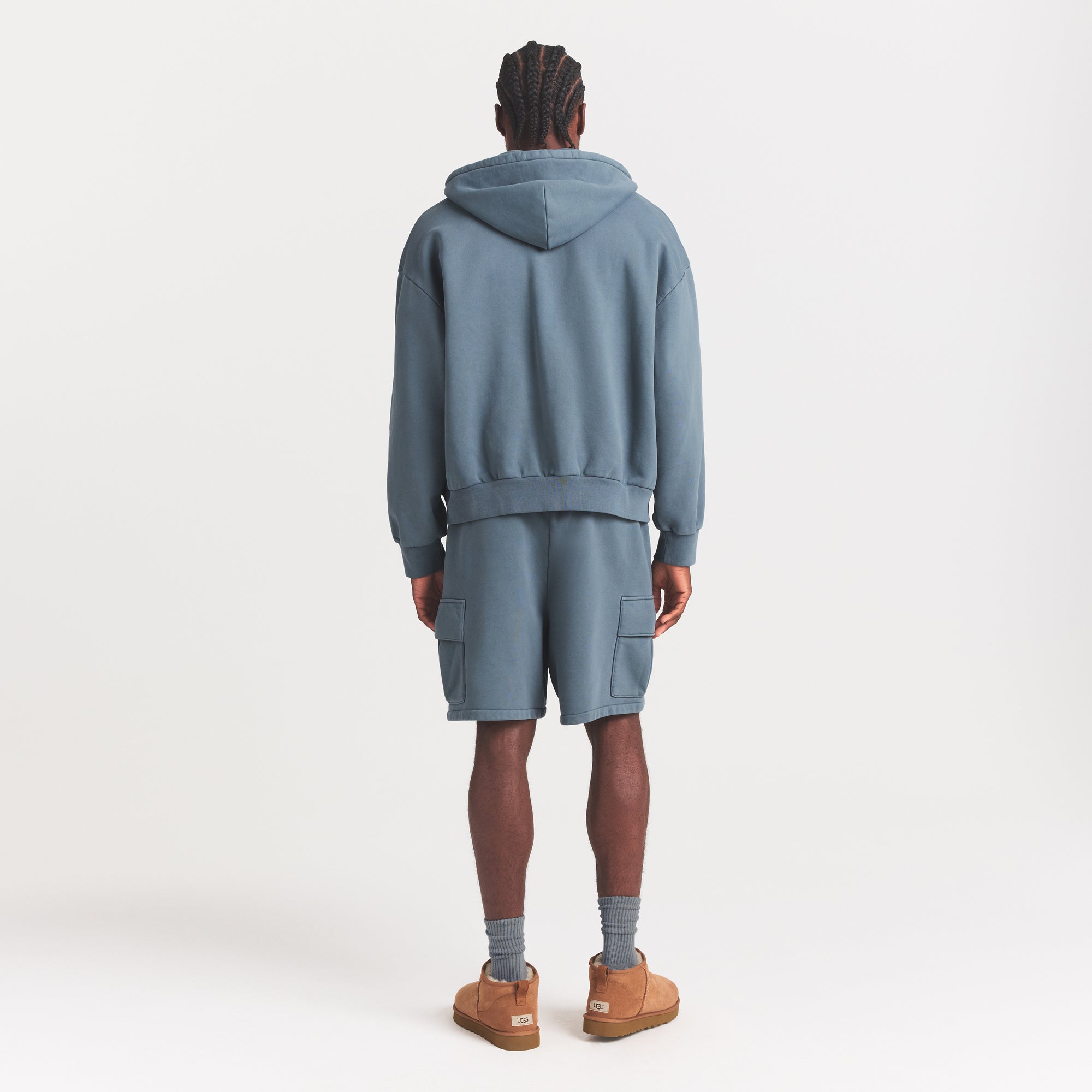 HEAVYWEIGHT FLEECE ZIP UP HOODIE | KYANITE - Image 5