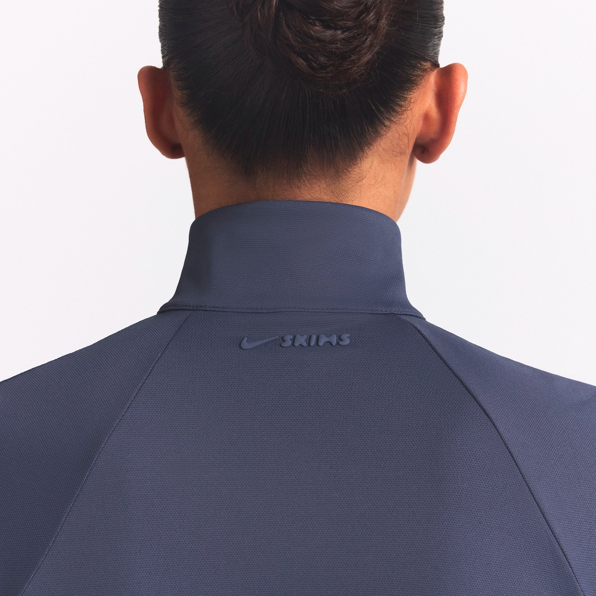 NikeSKIMS AIRY CROPPED TRACK JACKET | DEEP ROYAL - Image 4