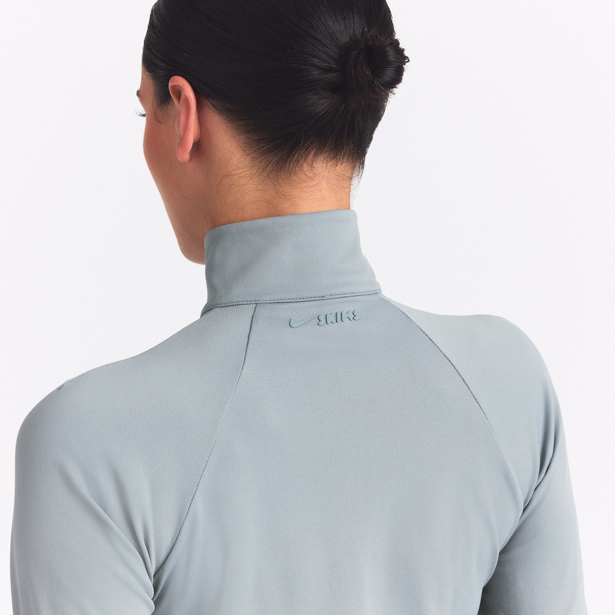 NikeSKIMS AIRY CROPPED TRACK JACKET | WASHED PACIFIC - Image 4