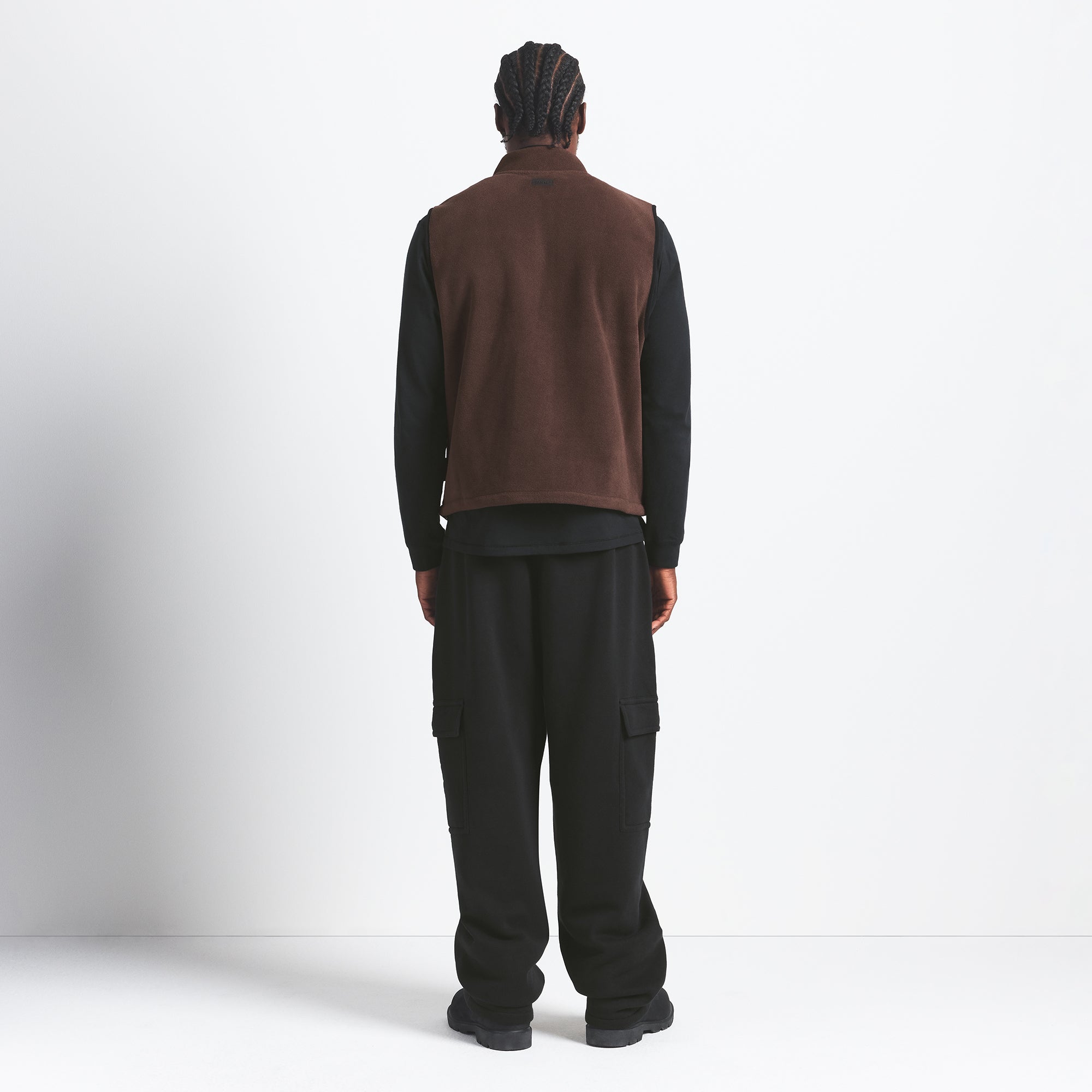 ARCTIC FLEECE MENS VEST | ESPRESSO - Image 5