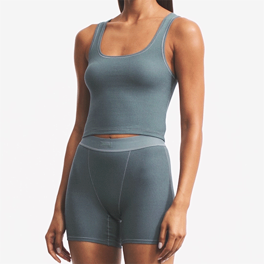 COTTON RIB TANK | MINERAL - Image 5